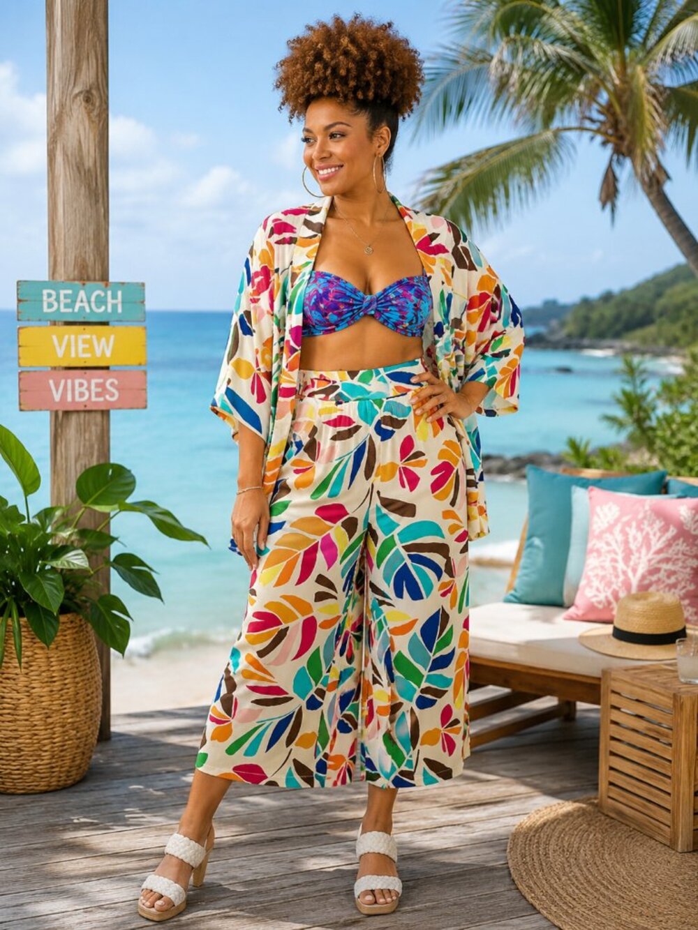 Botanical Cover Up Pants Tabitha Brown for Target Size XS